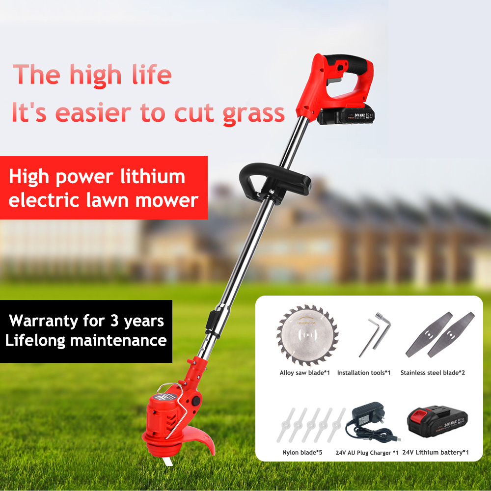 NEW 24V Line Trimmer Whipper Snipper Electric LiIon Cordless Garden Tool AU eBay