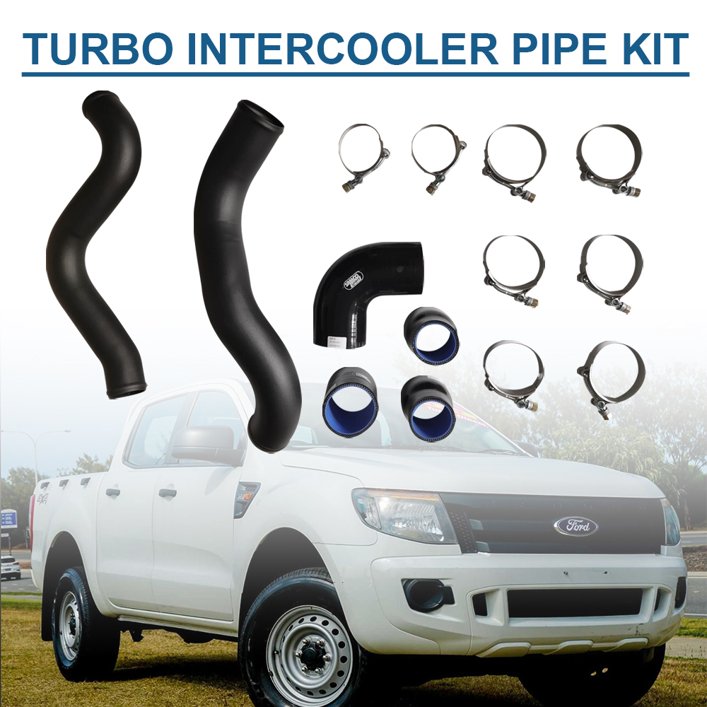 TURBO INTERCOOLER BLACK PIPING PIPE KIT FOR FORD RANGER PX / PX2 MAZDA