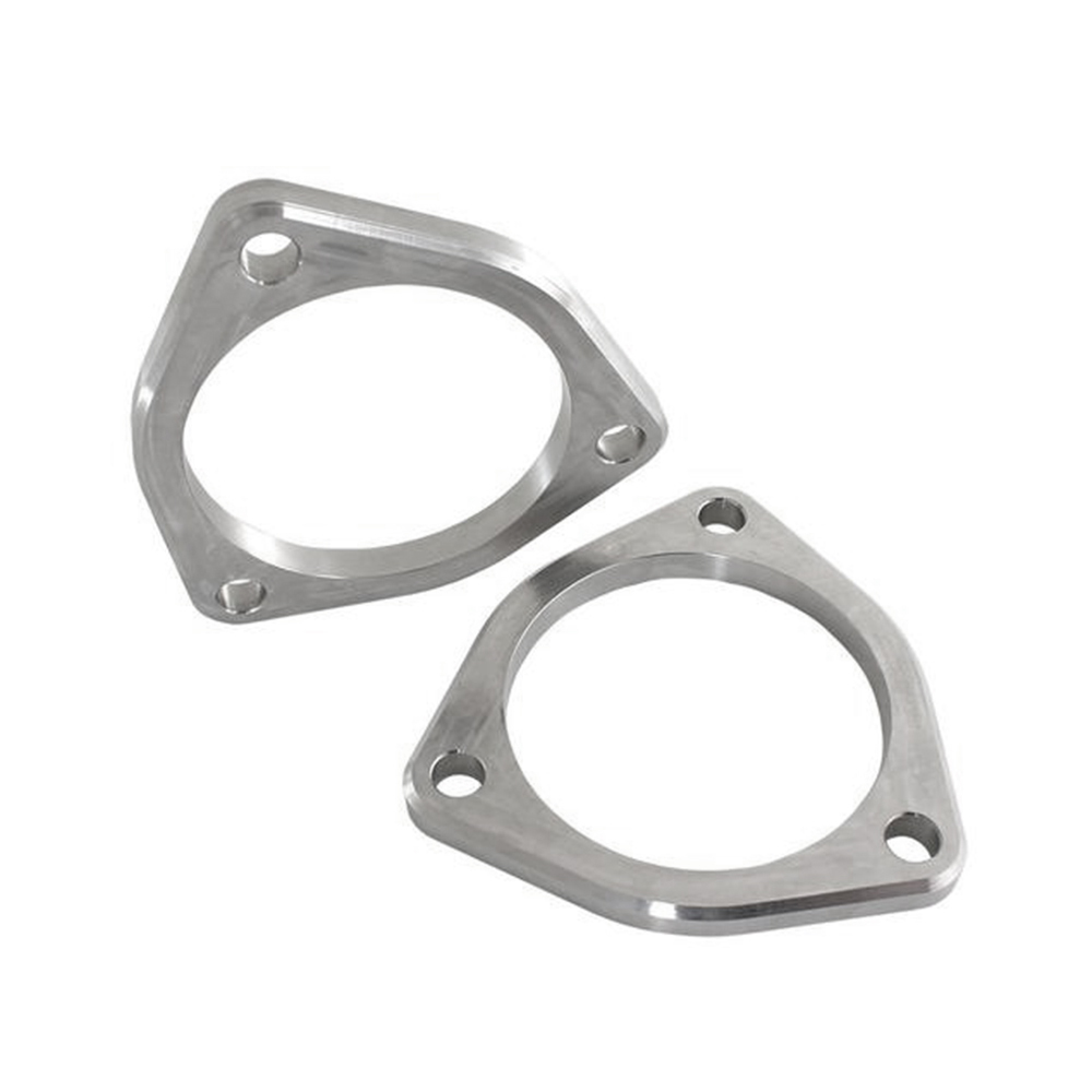 UNIVERSAL EXHAUST FLANGE PLATE SET T304 STAINLESS STEEL 2.5" 63MM 3