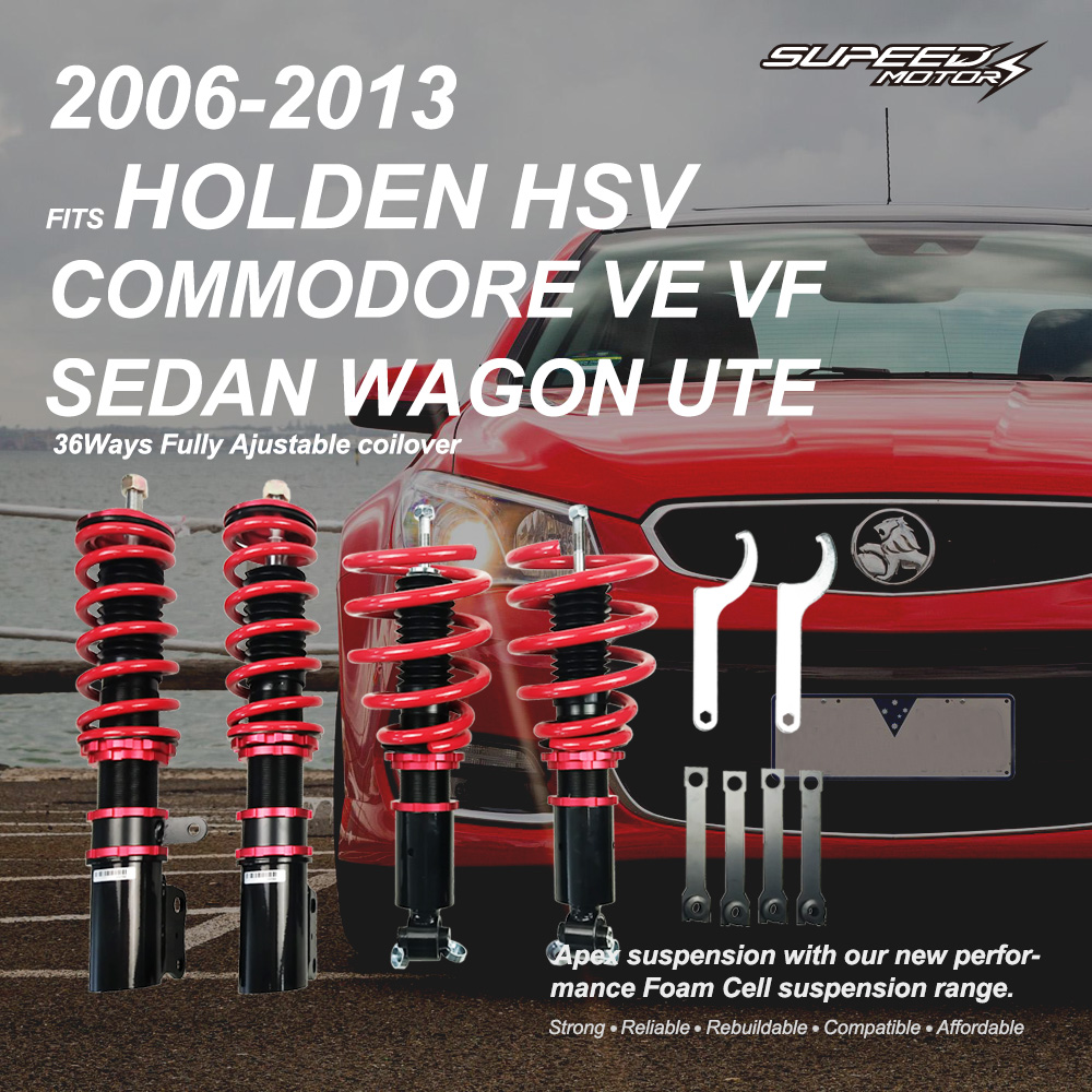 Adjust Height Coilover Suspension Shock For Holden VE VF Commodore Sedan Wagon eBay
