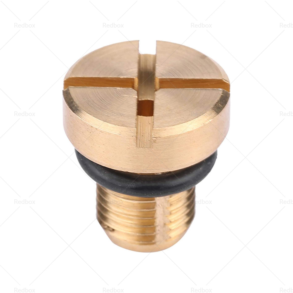 BMW Coolant Expansion Tank Bleeder Screw - Brass Replacement For OEM 17111712788, Fits X1, X3, E34, E46, E90, E39 & More - View #2