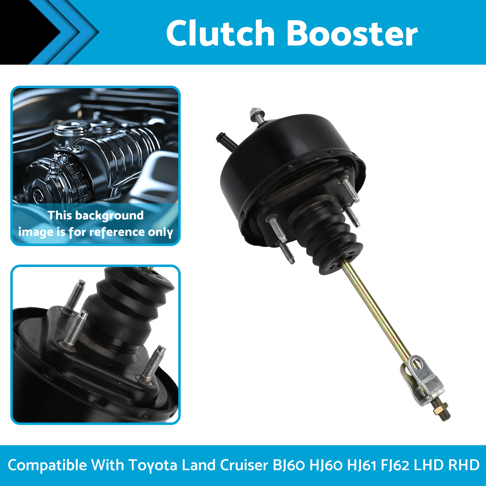 ランクル60 クラッチブースター　hj60 hj61 Clutch Booster Suitable for Toyota Land Cruiser BJ60 HJ60 HJ61