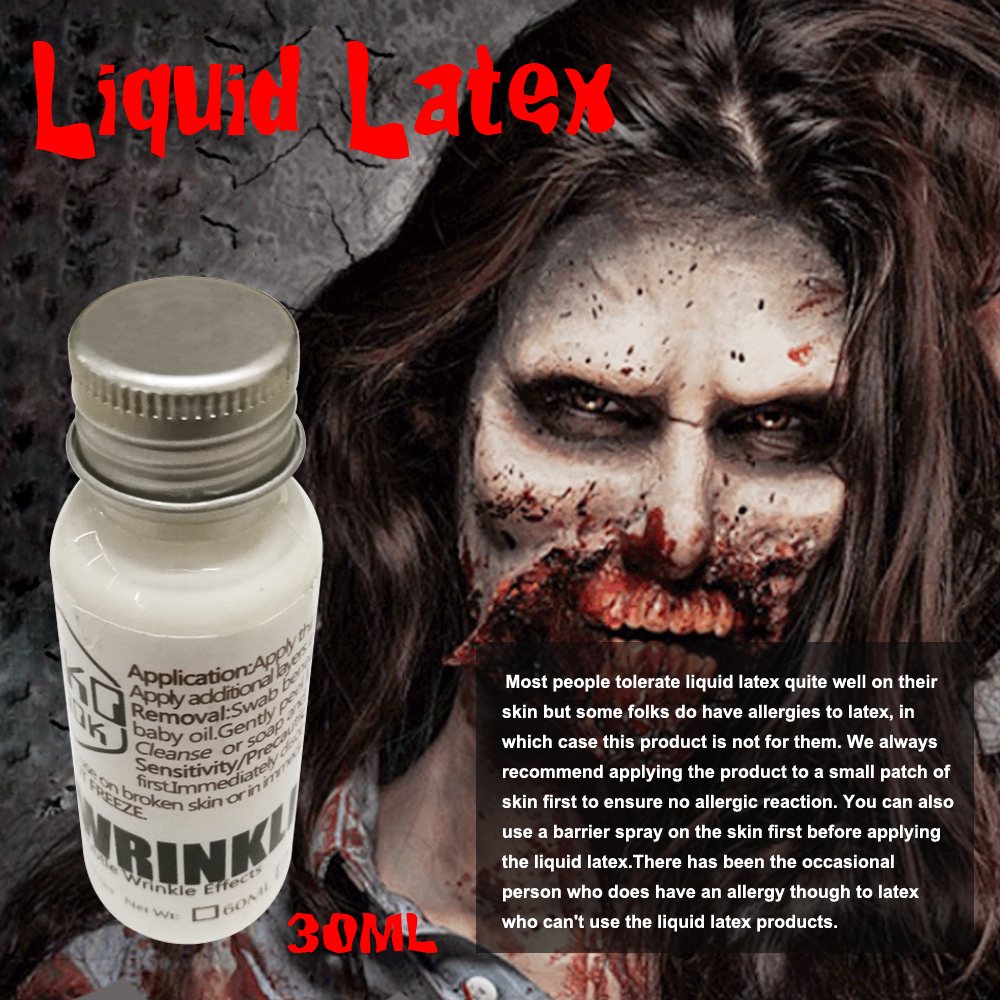 Liquid Latex LARGE 500ml Zombie Scars Wounds Special Effects Adhesive