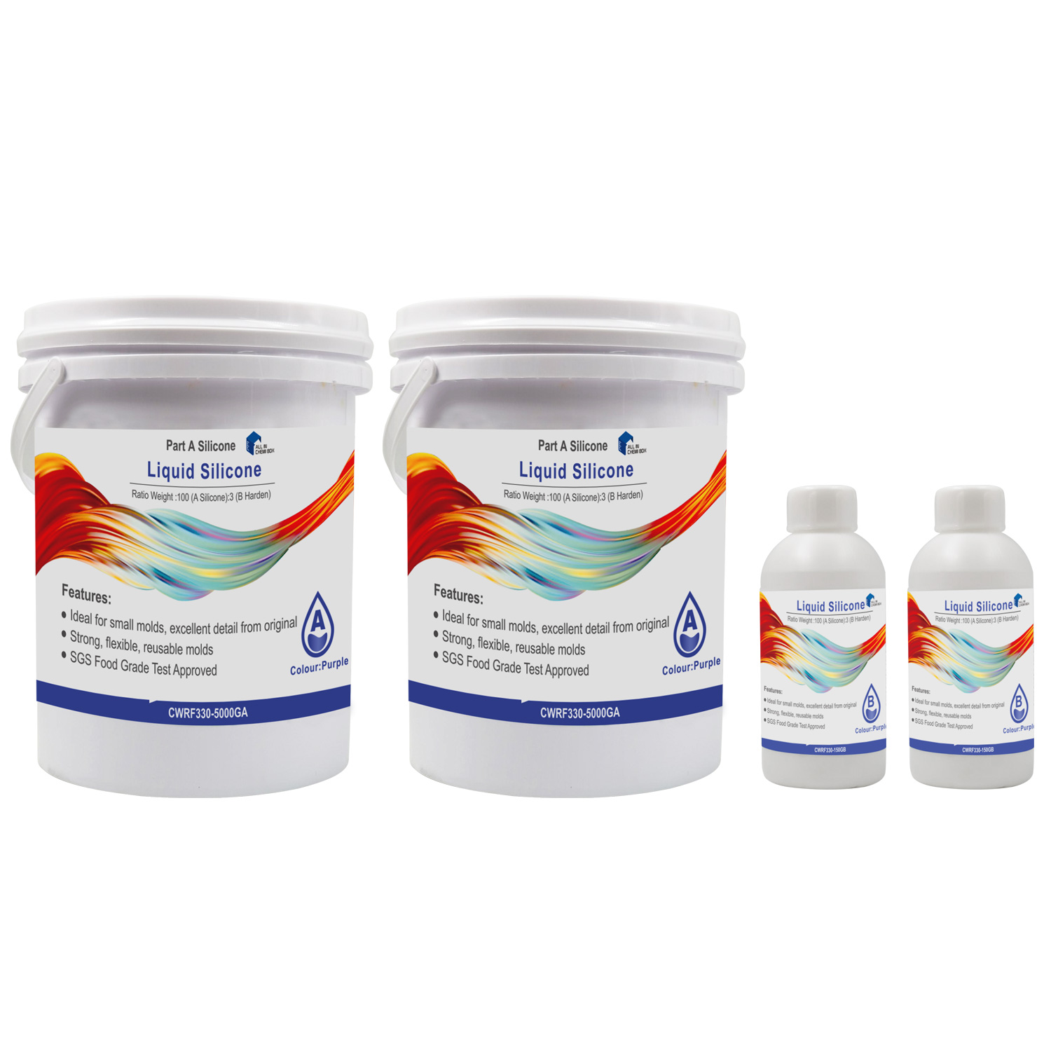 Liquid Silicone Rubber Mould Making Kit 1003 Mix 1Kg/2Kg/5Kg/10Kg SH25 Purple eBay
